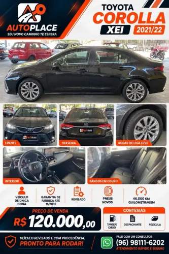 Toyota Corolla XEI 2.0 Flex 16V Aut. 2022