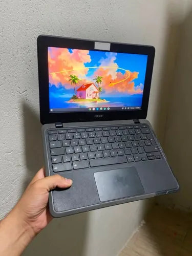 Notebook Chromebook C733 11.6" preto 4GB de Ram 32GB