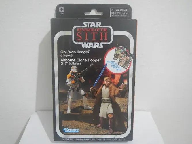 Pack Star Wars Vintage Obi-wan Kenobi Airborne Clone Trooper