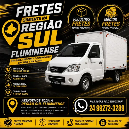 Fretes pequenos e médio porte