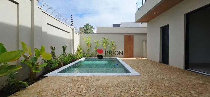 Casa sobrado alto padrão no condomínio Ilha Valência, em Ribeirão Preto - Imobiliária em R