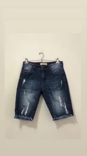 Bermuda jeans masculina 40