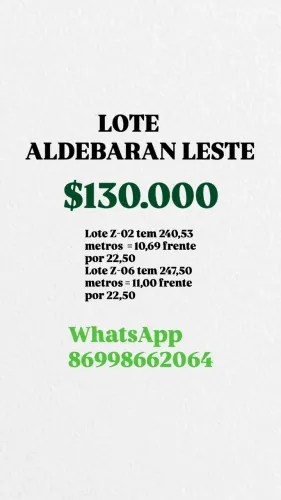 Lote Aldebaran Leste