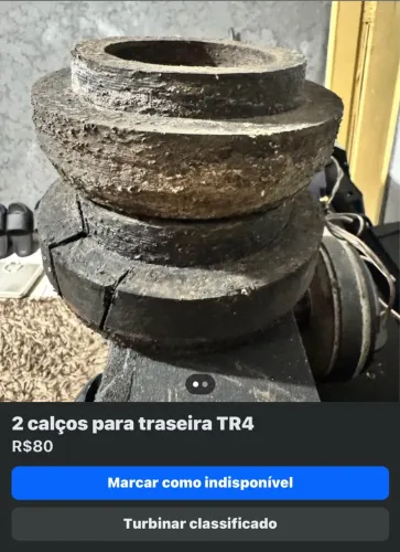 Calços de 1 e meia polegada para TR4