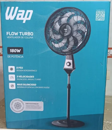 Ventilador Flow Turbo de Coluna Wap 50cm com 8 pás 