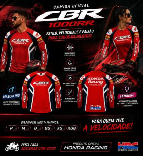 Camiseta Honda Racing