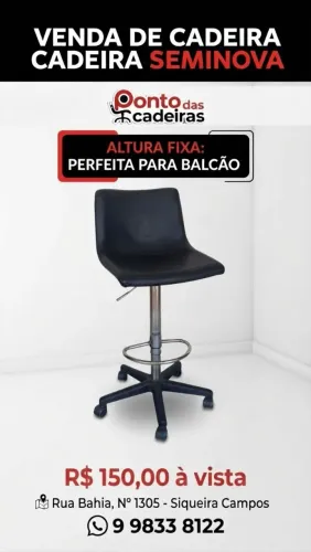 Vende cadeira para balcão 