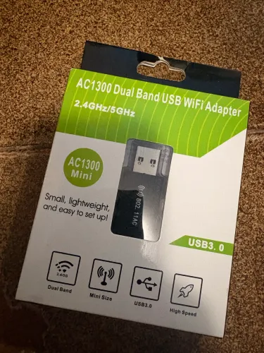 Receptor Wi-Fi e áudio USB