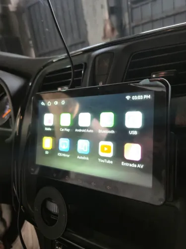 Radio 1 din completo android e apple car play