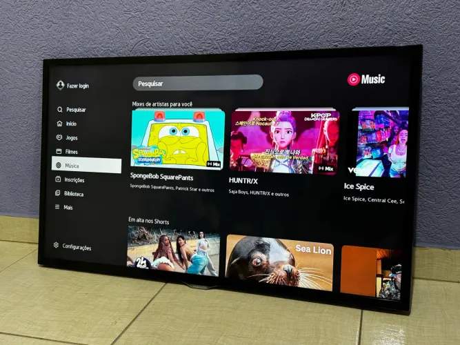Smart tv 43 polegadas funcionando perfeitamente