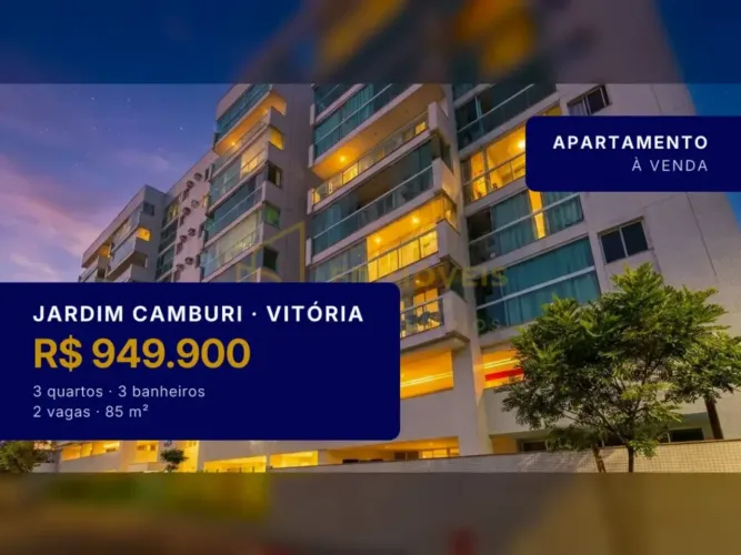 Apartamento 3 Quartos com Suíte e Lazer em Jardim Camburi