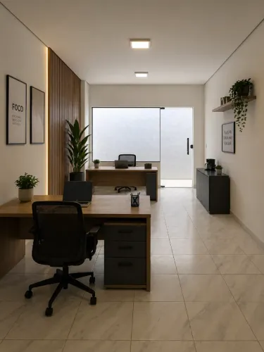 Sala comercial nova para escritório: Locação no Villa Suíça, Tarumã - Manaus.