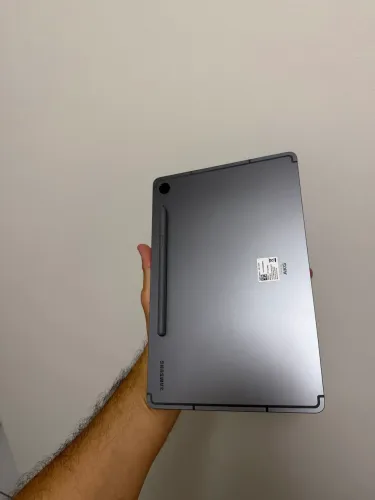 Tablet S9 FE na caixa