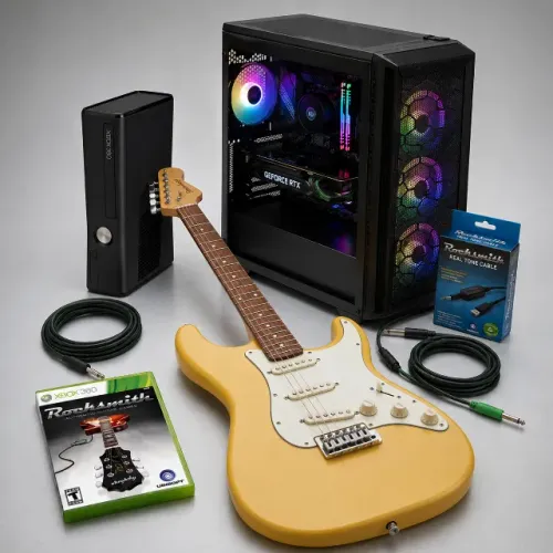 Guitarra EGS 216 + Rocksmith + Cabo Real Tone (Aceito Trocas) Kit Aprenda guitarra do zero