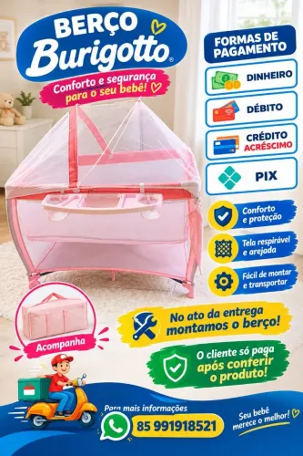  Berço Cercado Burigotto 