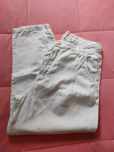 Calça cargo branca 44