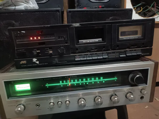 TAPE deck JVC duplo 