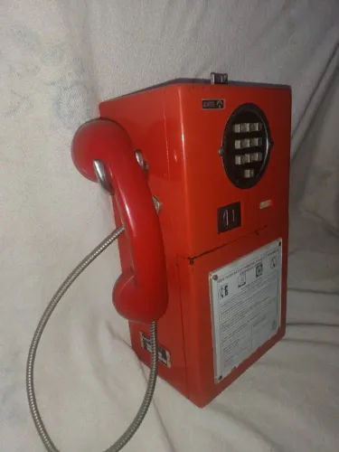 Telefone público antigo Icotel TP-109 vintage