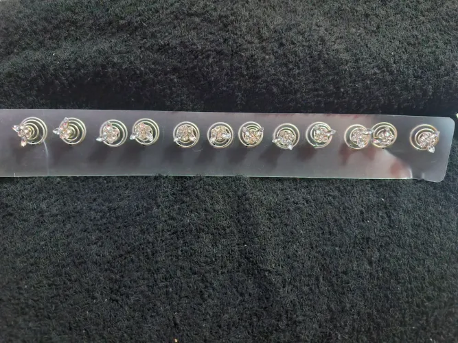 Ponto de luz para cabelos vários strass