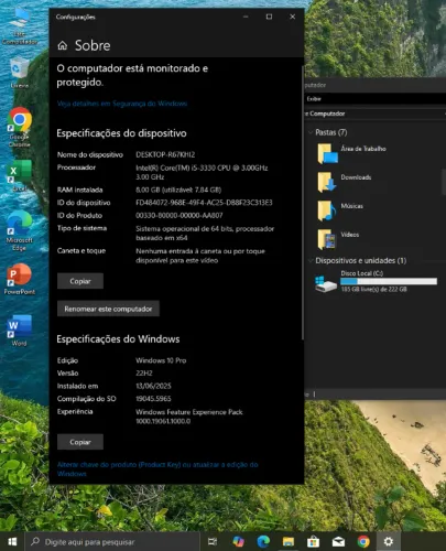 Computador i5 - SSD