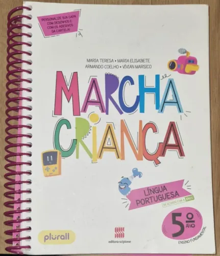 Livro Marcha Criança Língua Portuguesa 5º Ano - Scipione (BNCC) - Seminovo