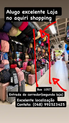 Alugo loja no aquiri shopping