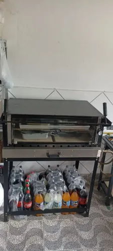 Forno de pizza industrial 100x68 - cristalaço