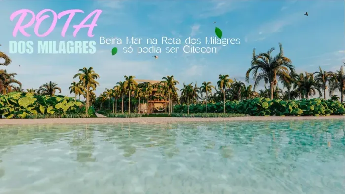ROTA DOS MILAGRES -  PRAIA DE TATUAMUNHA 186 m² com 3 suítes frente mar e piscina privativ