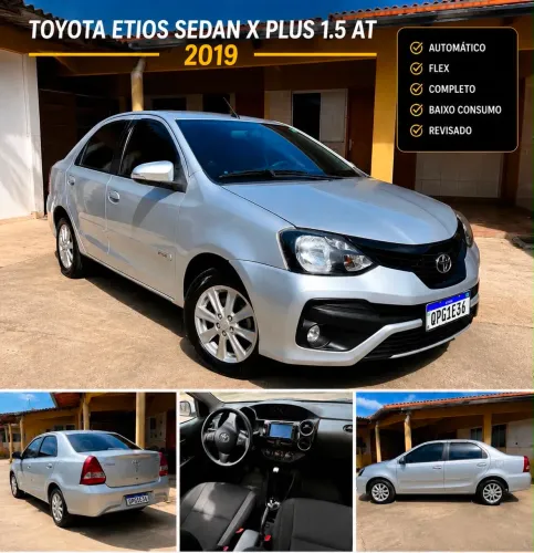 Toyota Etios X Plus Sedan 1.5 Flex 16V 4P Aut. 2019