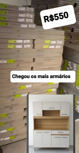 ARMÁRIO DE COZINHA NOVOS DE FABRICA FAÇO ENTREGA PAGAMENTO SÓ NO ATO