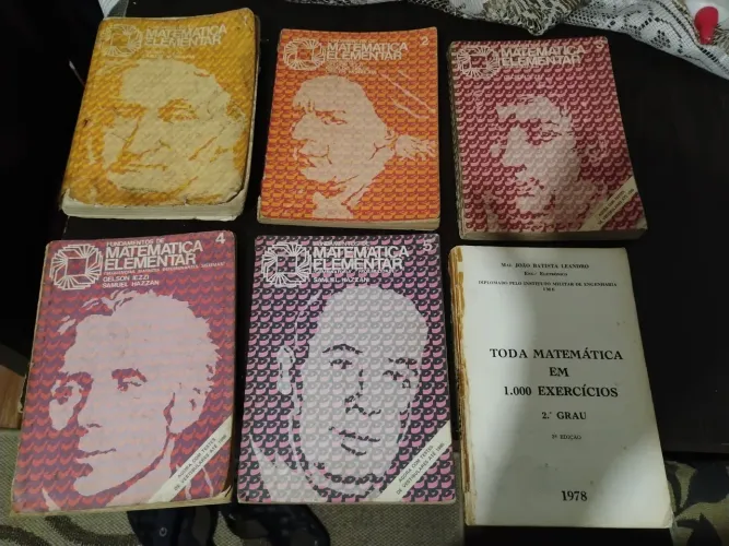 Os fundamentos da Matemática Elementar ( kit com 5 volumes ) + toda matemática em 1000 exe