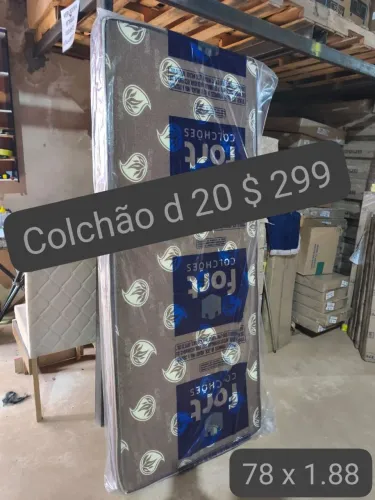 Colchão solteiro D20 novo - entrega gratuita