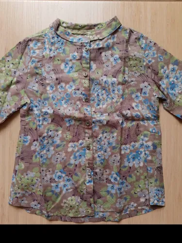 Camisa Infantil Floral Zara