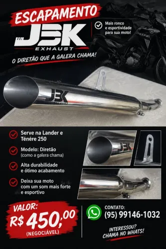 Escape diretão Lander/Ténéré 250
