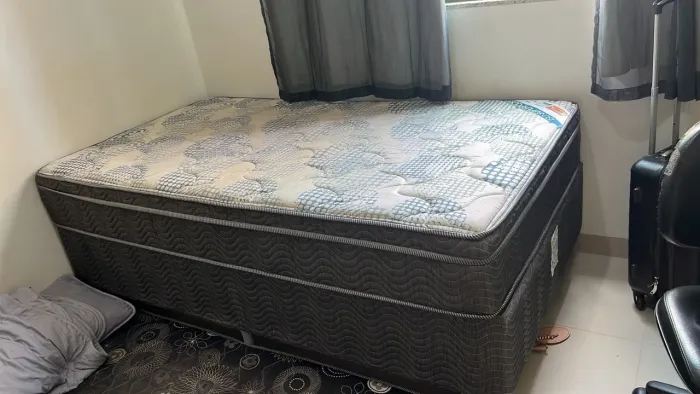 Cama Solteirão Ortobom + Base + Colchão ? Seminova