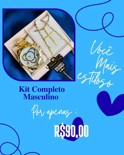 KIT COMPLETO MASCULINO 