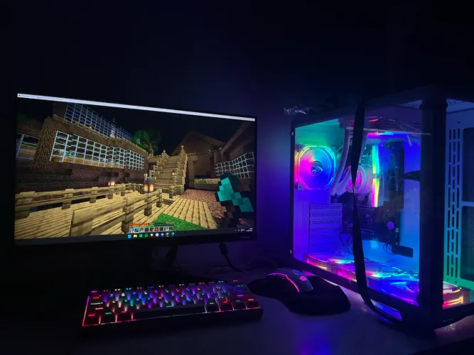 Pc Gamer - Ryzen 5600g - Branco & Rosa