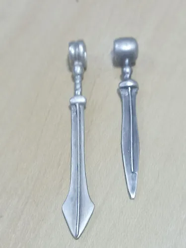 Pingente Espada Gladius Romana Prata 925, Origem Roma (valor do par)