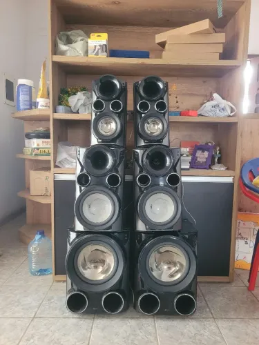 6 caixas LG Metal Bass