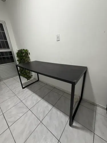 Mesa Escritório Escrivaninha Preta