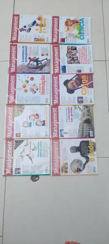 Lote com 10 revistas antigas Management