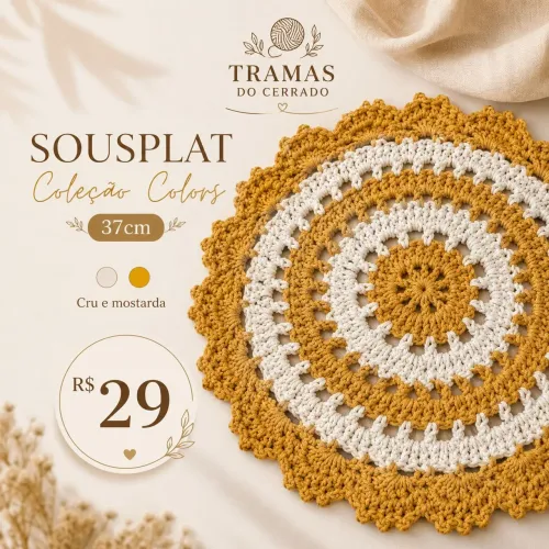 Sousplat de Crochê unidade