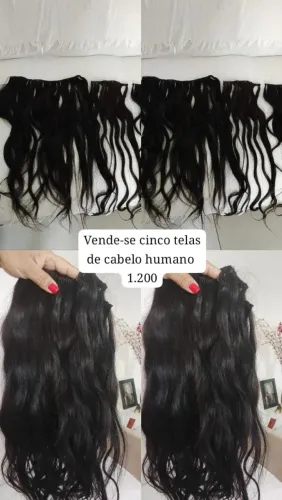 Vende-se telas de cabelo humano 1.200 reais 