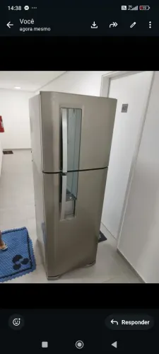 Geladeira Electrolux inox Frost Free duplex completa painel digital com dispenser de água!