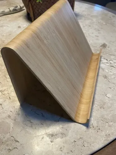 Suporte para Ipad de bambu, multiuso, sem uso