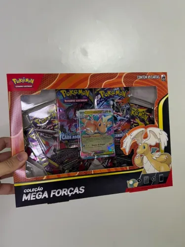 Box Pokémon: Coleção Mega Forças - Mega Dragonite Ex - Copag