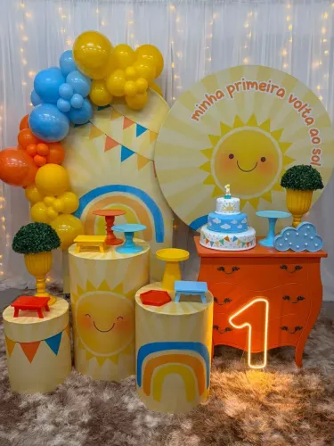 Kit pegue e monte decoração de festa 