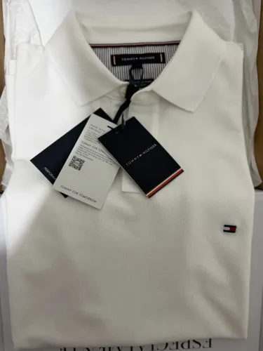 Camisa Polo Tommy Hilfiger Branca Original