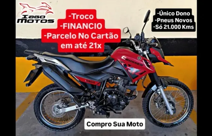 Yamaha XTZ 150 Crosser S ABS 2024, Impecável, factor start fan fazer bros 125 160 cb xre