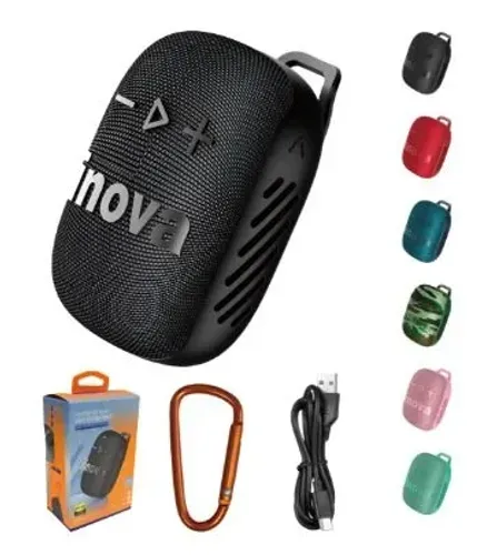 Caixa de som Bluetooth inova RAD-12098-5W HI FI IPX6